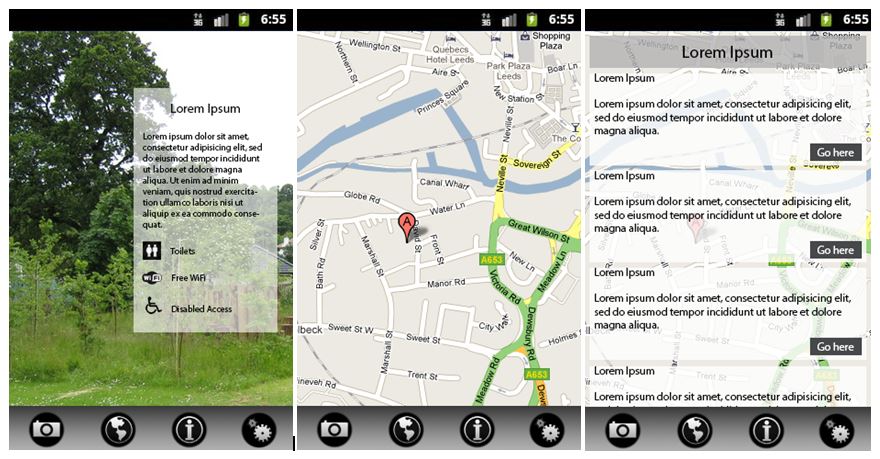 Leeds Localities app by Kathryn Evanson
