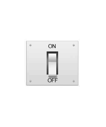 switch in off position