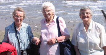 Members on an outing to Bridlington