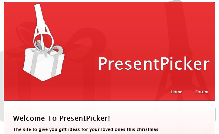 Present Picker website by Dominic Celica