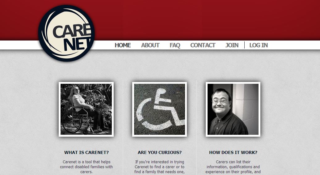 Care Net website by Hannah Tinkler